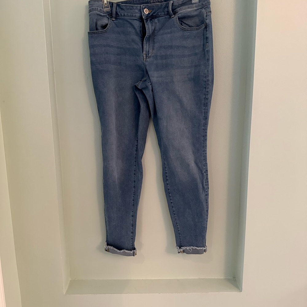 Maurices Blue Ankle Jeans